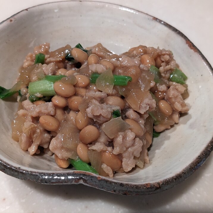 冷めてもおいしい!納豆のガパオ風